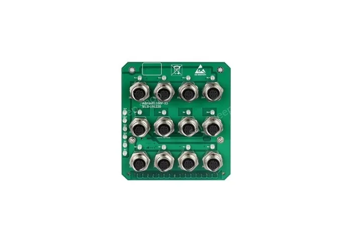 Layer 2, 16-Port M12 Switch Admas6116BP-2C-16D+4BP-DC24V