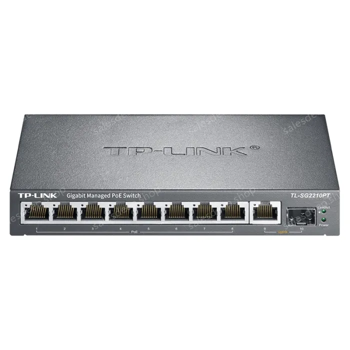10 port Full gigabit cloud-managed PoE switches