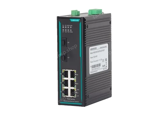 Layer 2, 8-Port TSN Switch MISCOM7208TSN-2GF-6GT-DC220V