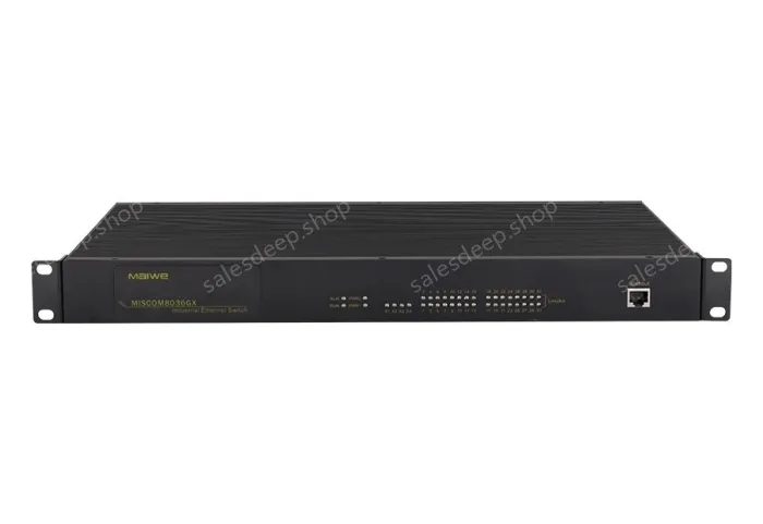 36-port three-port 10 Gigabit network management rack-mounted industrial Ethernet switch Isolated power supply