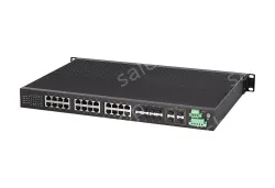 28-port 10 Gigabit Layer 3 aggregation switch Network managed rack 10 Gigabit switch Network splitter