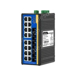 4 Ports 100M F(x) + 16 Ports 10/100M T(x) Din-Rail Unmanaged Industrial Ethernet Switch